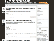 Tablet Screenshot of blog.emergingbytes.com